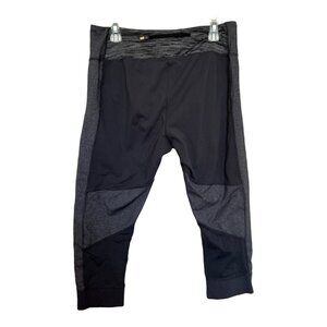 Kyodan Cropped Leggings Pants Active‎ Wear Bottoms Zip Pocket Crop Size Medium